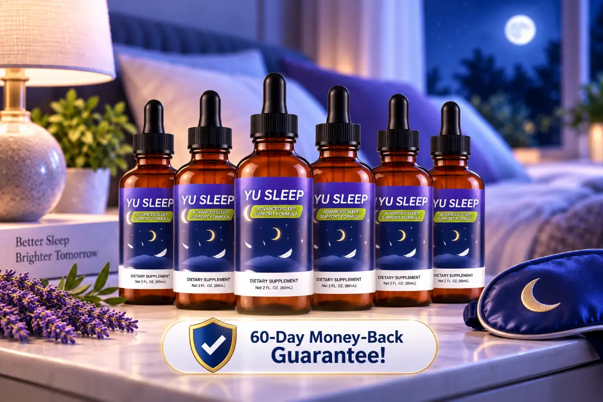 Yu Sleep 6-month supply with 60-day money-back guarantee